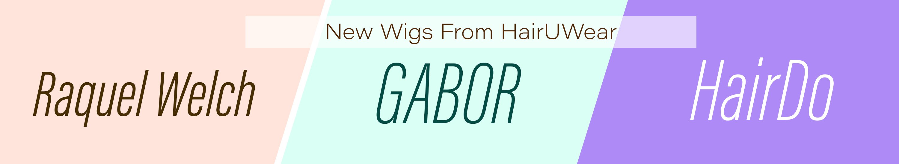 Raquel Welch & Gabor Wigs - Monofilament