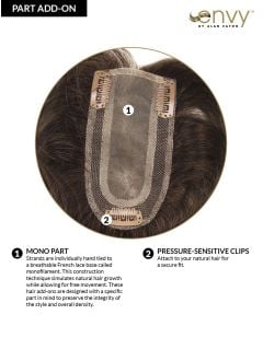 Envy ADD-ON PART Hairpiece