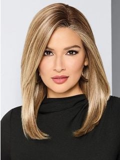 SS1621 SHADED SAND | Light Gold Blonde (16) with lighter Beige Blonde HL's ( 21)  shaded with Medium Brown