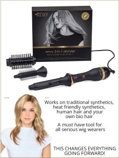 Envy 3-in-1 Airstyler For Wigs | works for all synthetics and human hair 