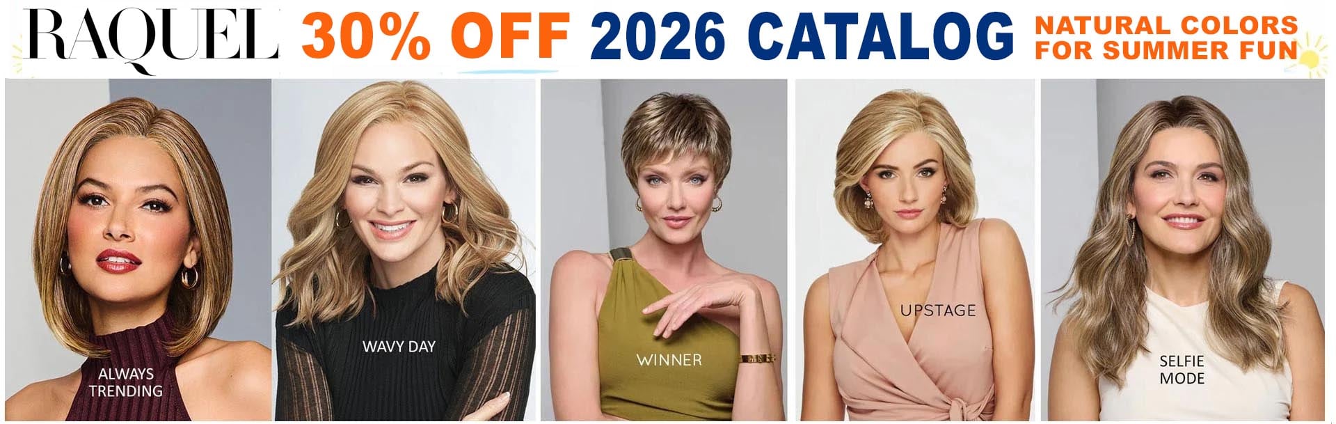 Raquel Welch wigs 30% off