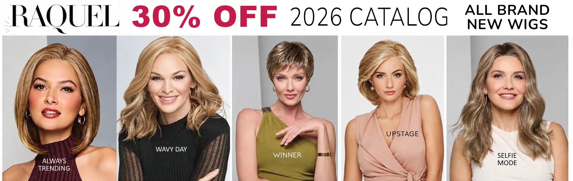 Raquel Welch wigs 30% off