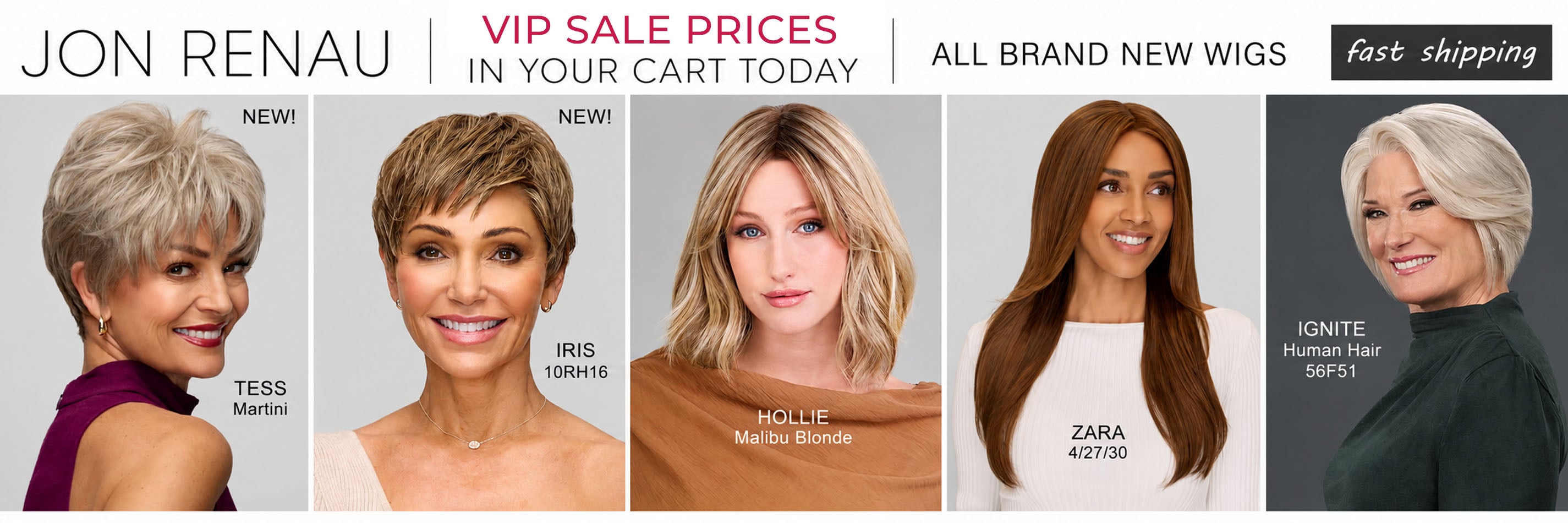 Jon Renau wigs 30% off