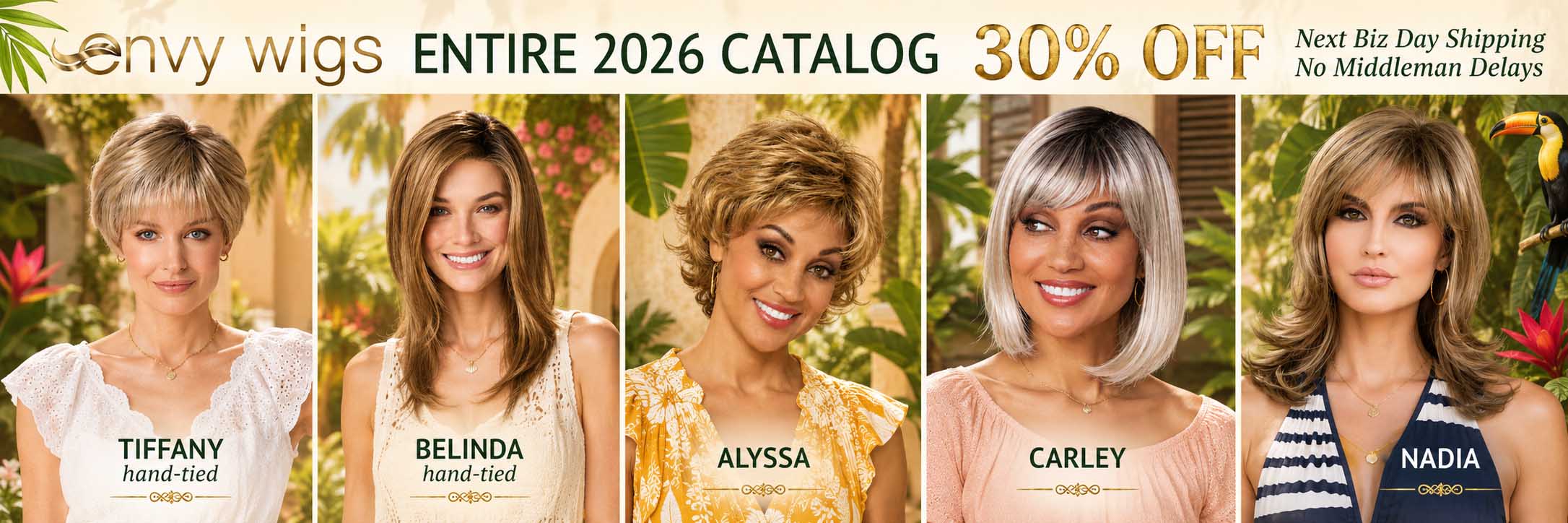 Envy wigs 30% off
