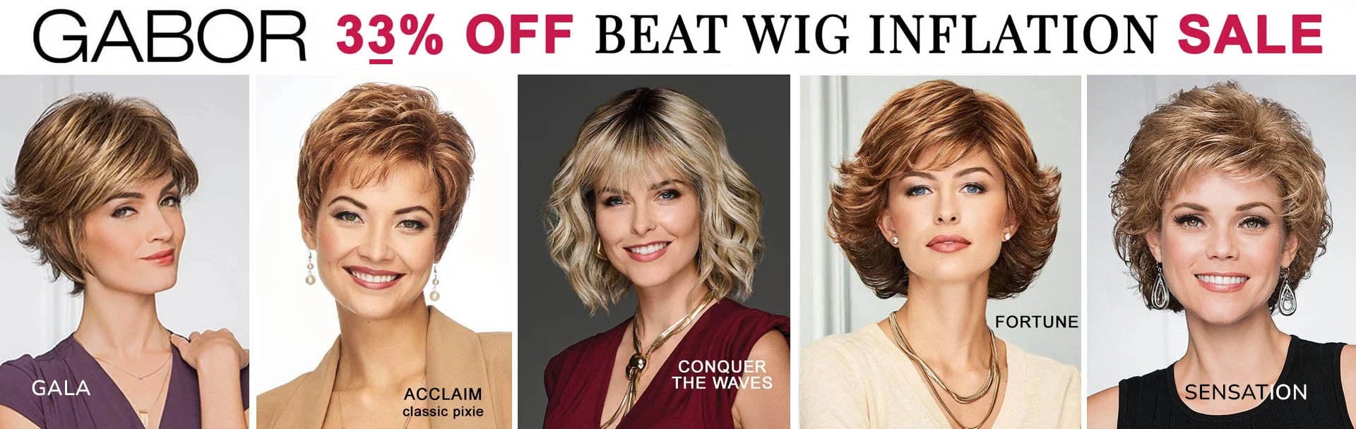 Gabor wigs 30% off