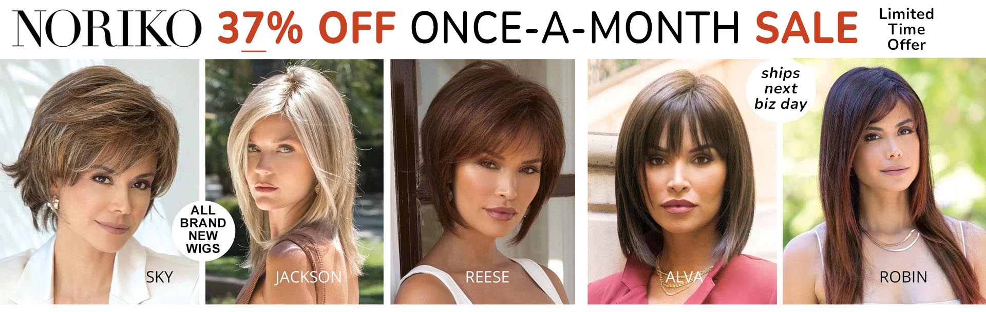 Noriko wigs 37% off