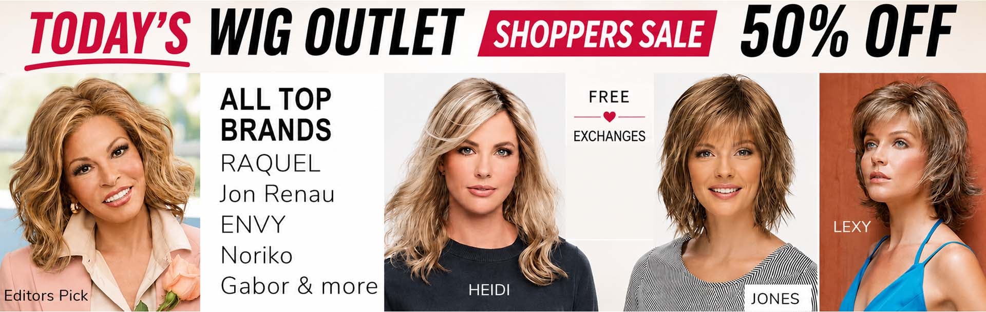 Wig Outlet 50% off
