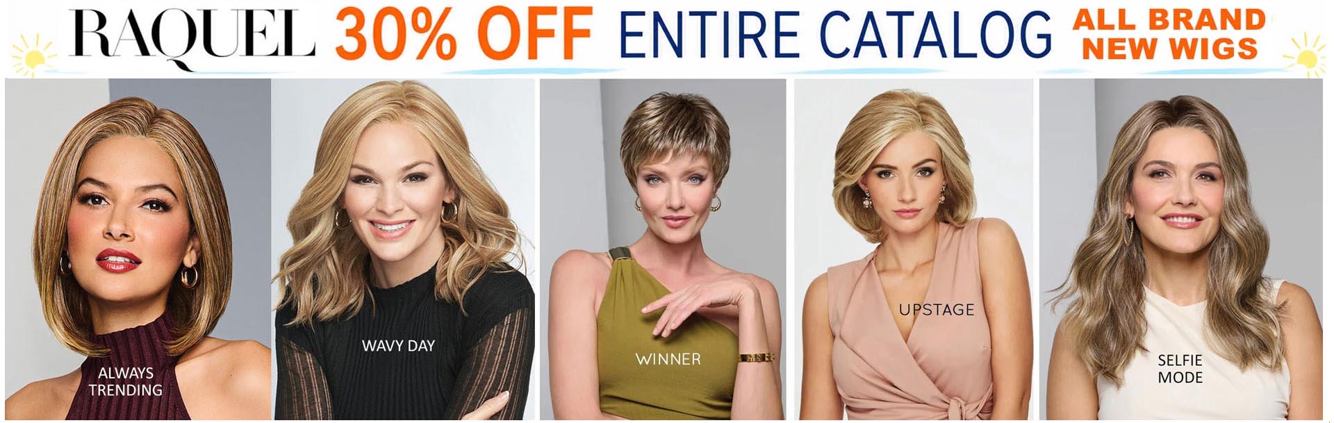 Raquel Welch wigs 30% off