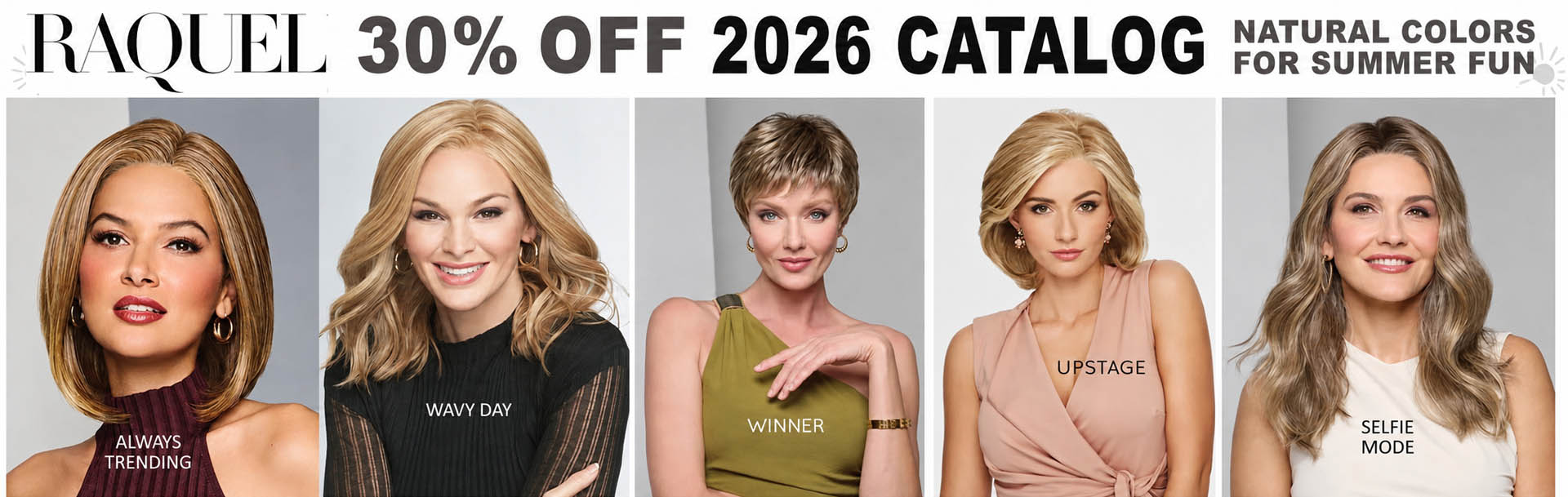 Raquel Welch wigs 30% off