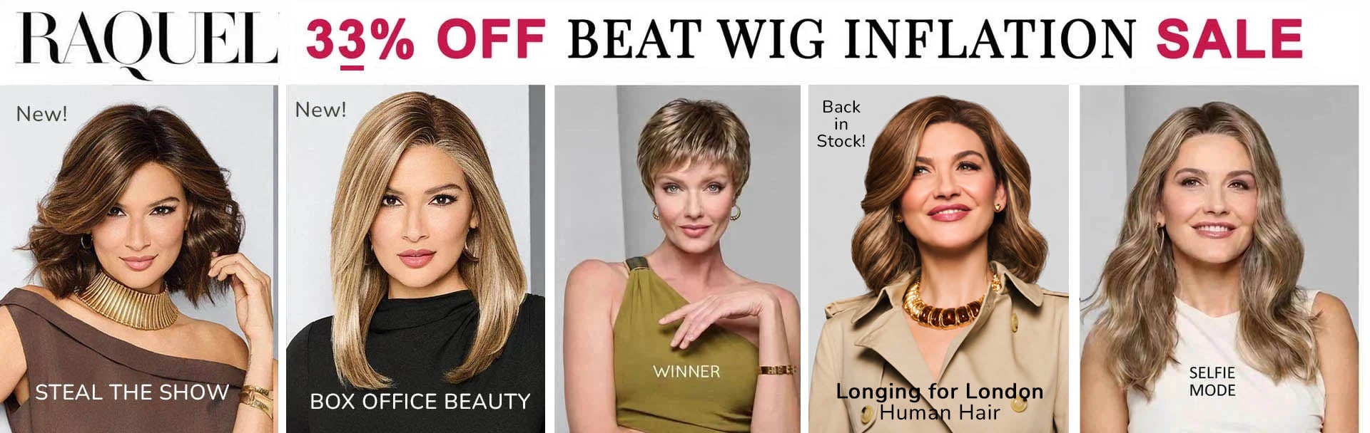 Raquel Welch wigs 33% off