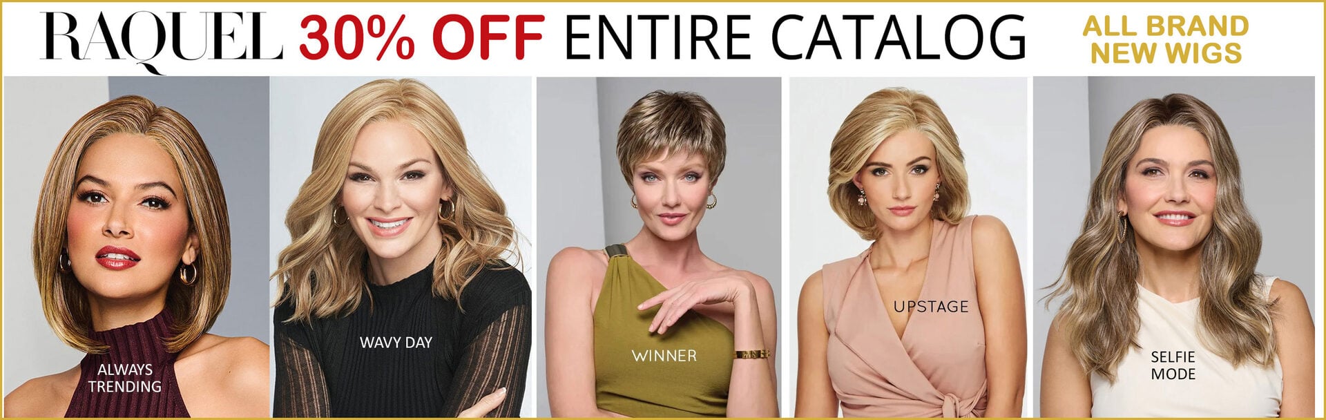 Raquel Welch wigs 30% off
