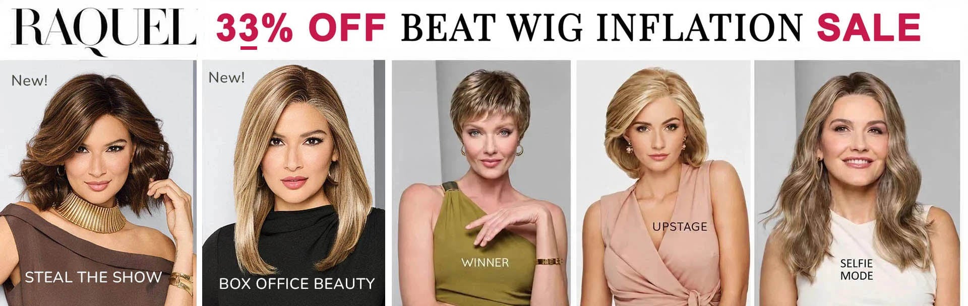 Raquel Welch wigs 30% off