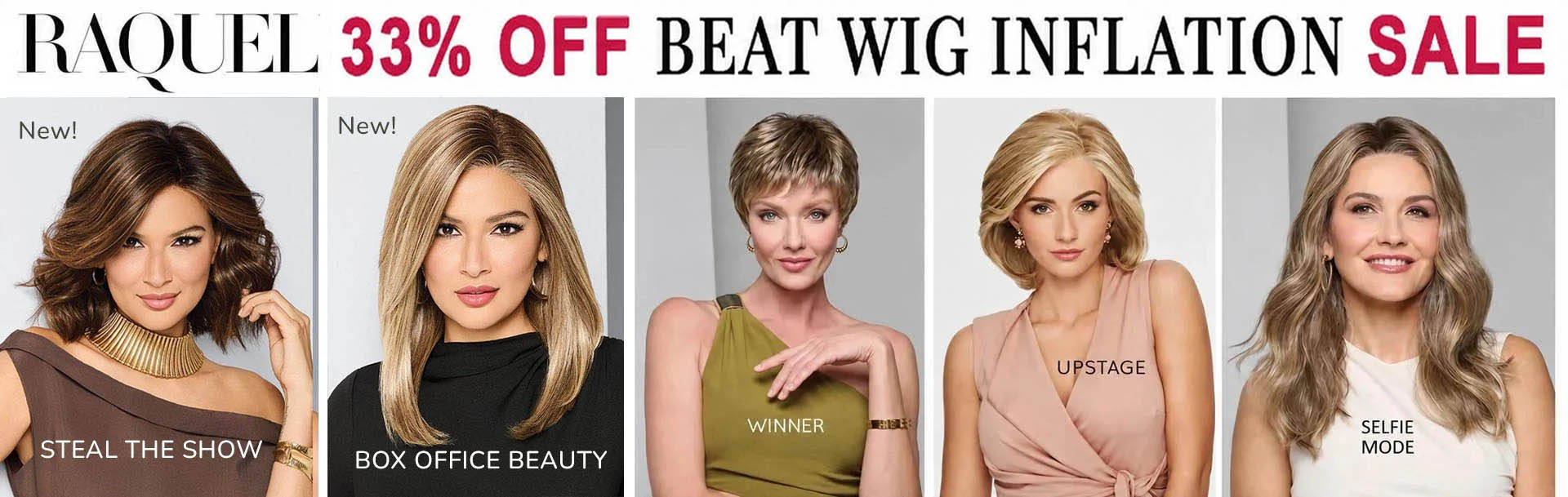 Raquel Welch wigs 30% off