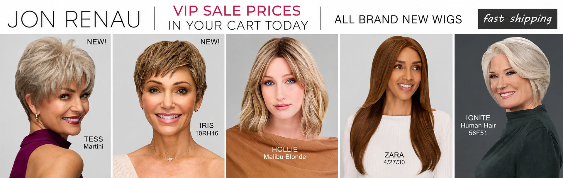 Jon Renau wigs 30% off
