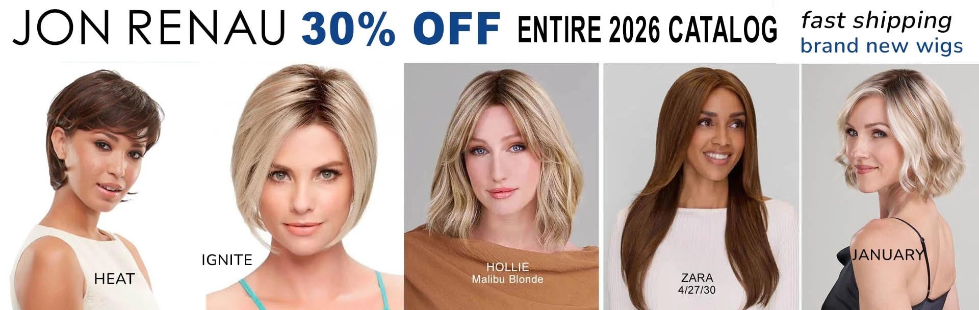 Jon Renau wigs 30% off