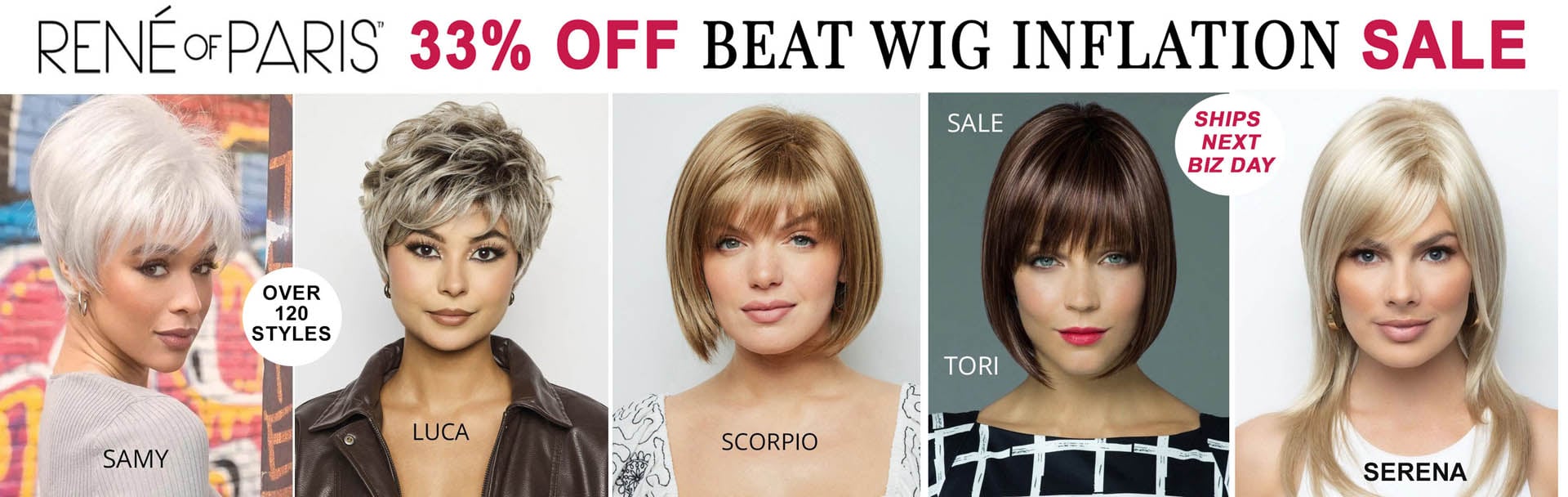 Rene of Paris wigs 33% off